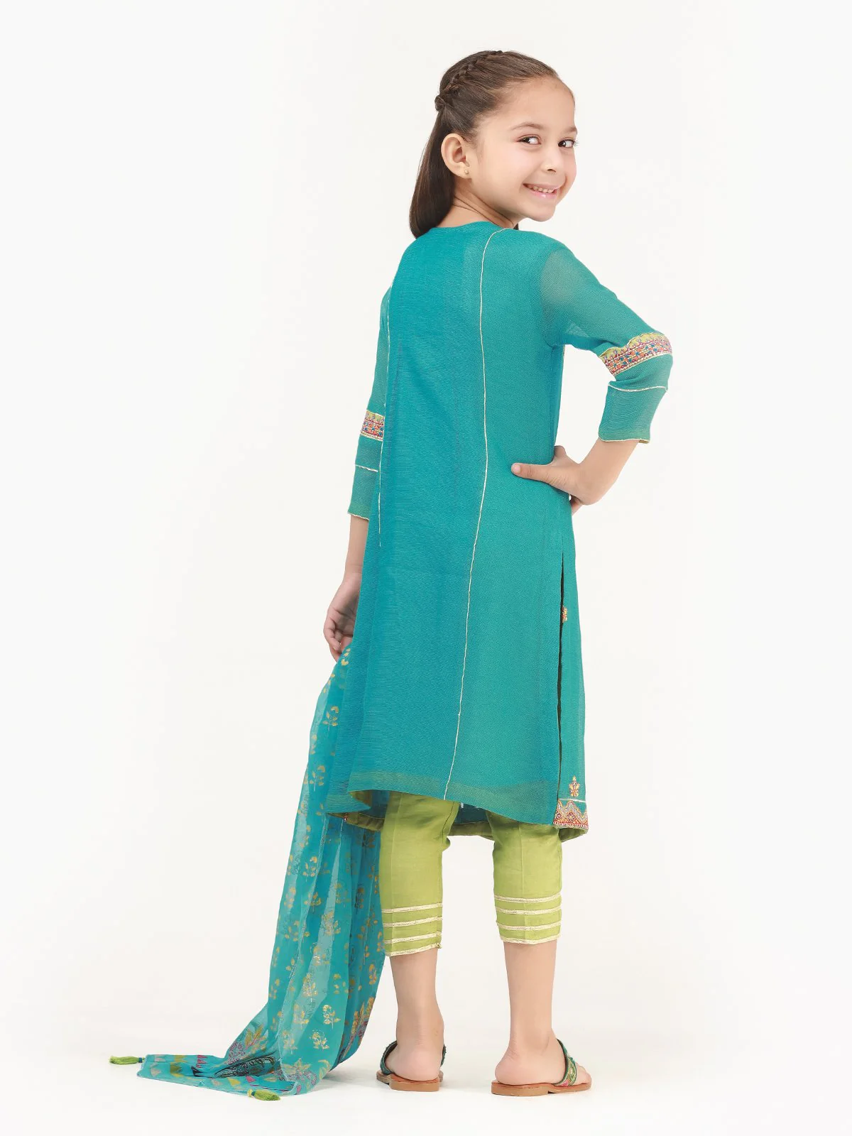Embroidered Cotton Suit - EGTP20-22157 - Image 6
