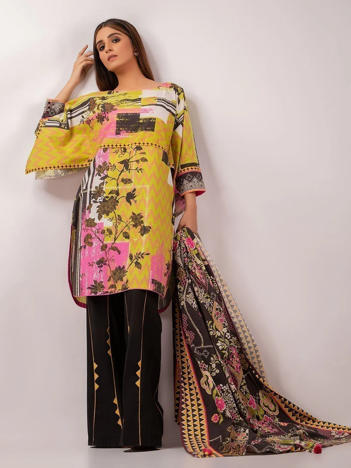 Printed Cambric Suit - ELU19A6-19764