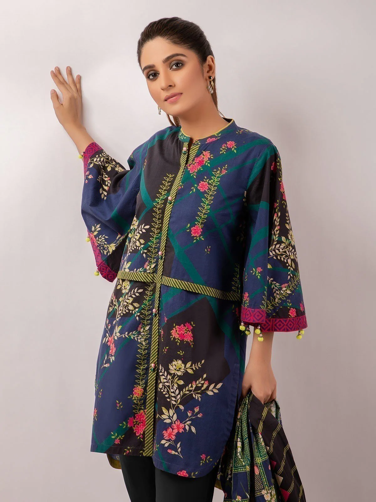 Printed Cambric Suit - ELU19A6-19768
