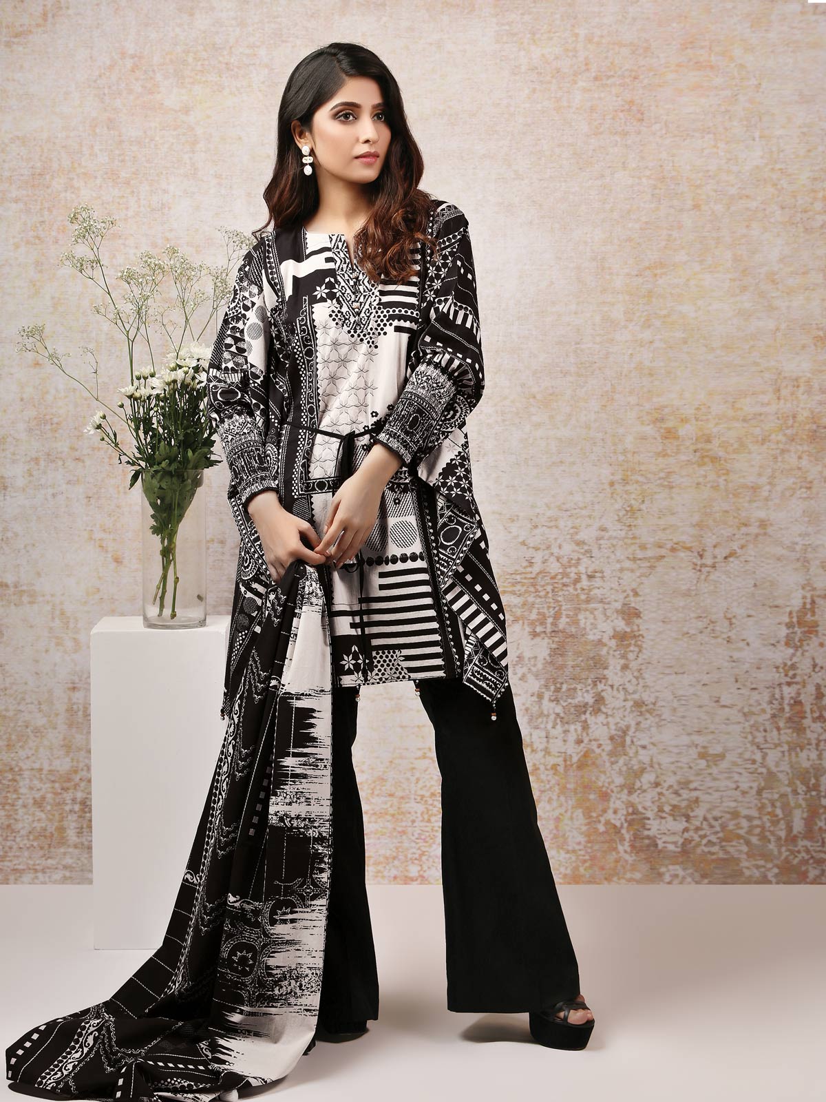 Printed Cambric Suit - ELU19M7-19758
