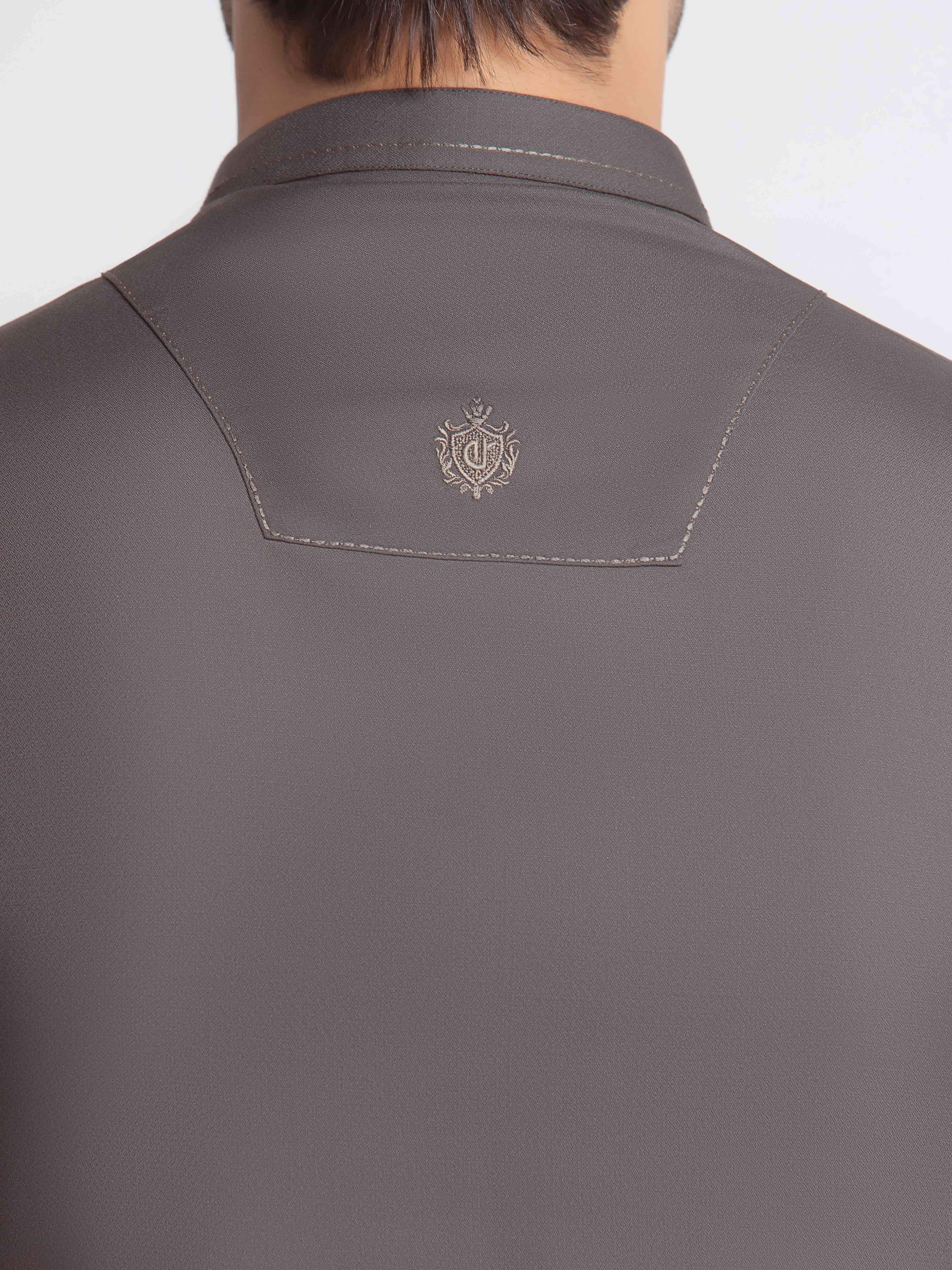 Embroidered Dobby Kurta Pajama - EMTKPT6-109 - Image 4