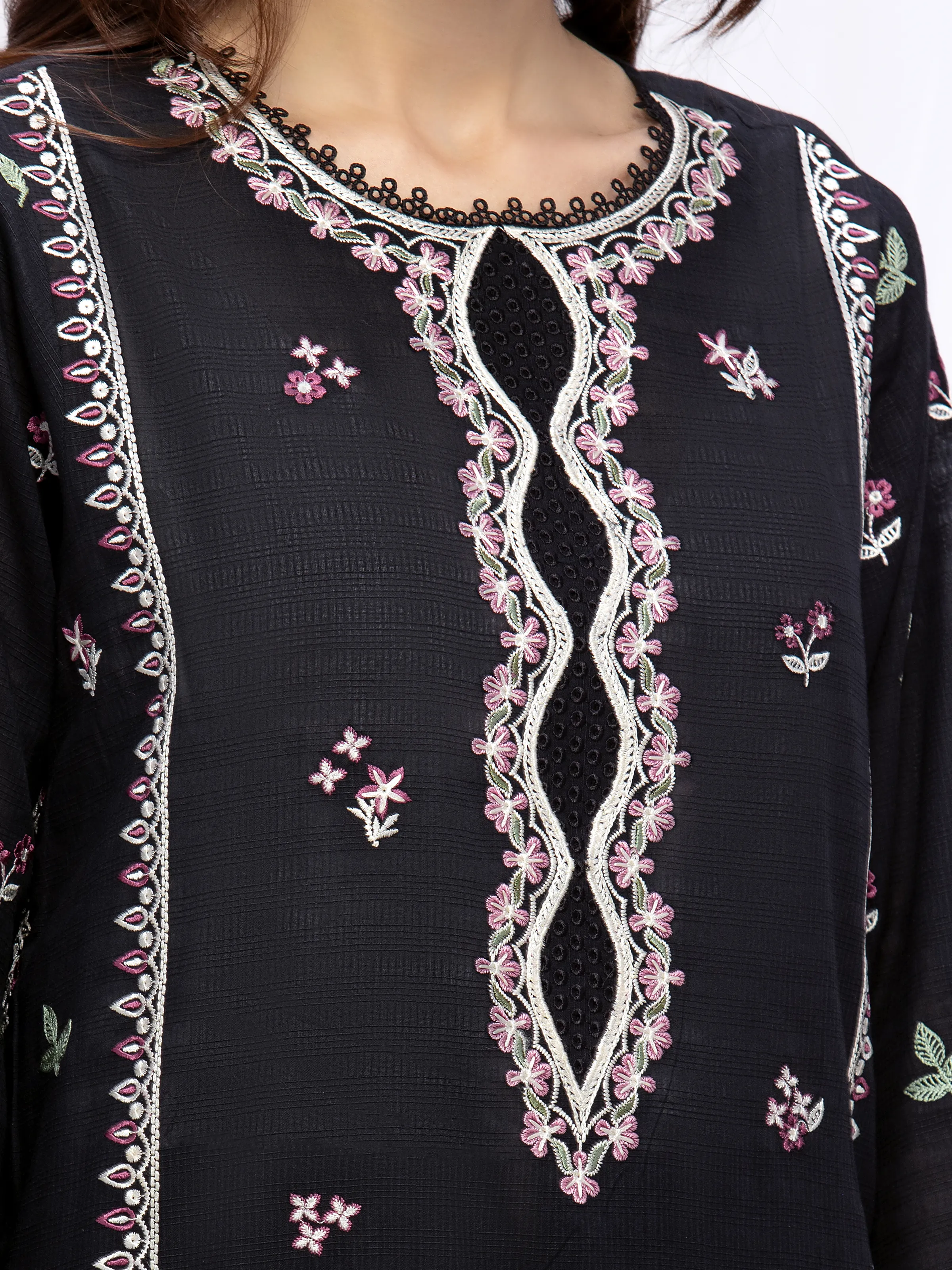 Embroidered  Lawn Shirt Trouser - EWU5V1-31701ST - Image 3
