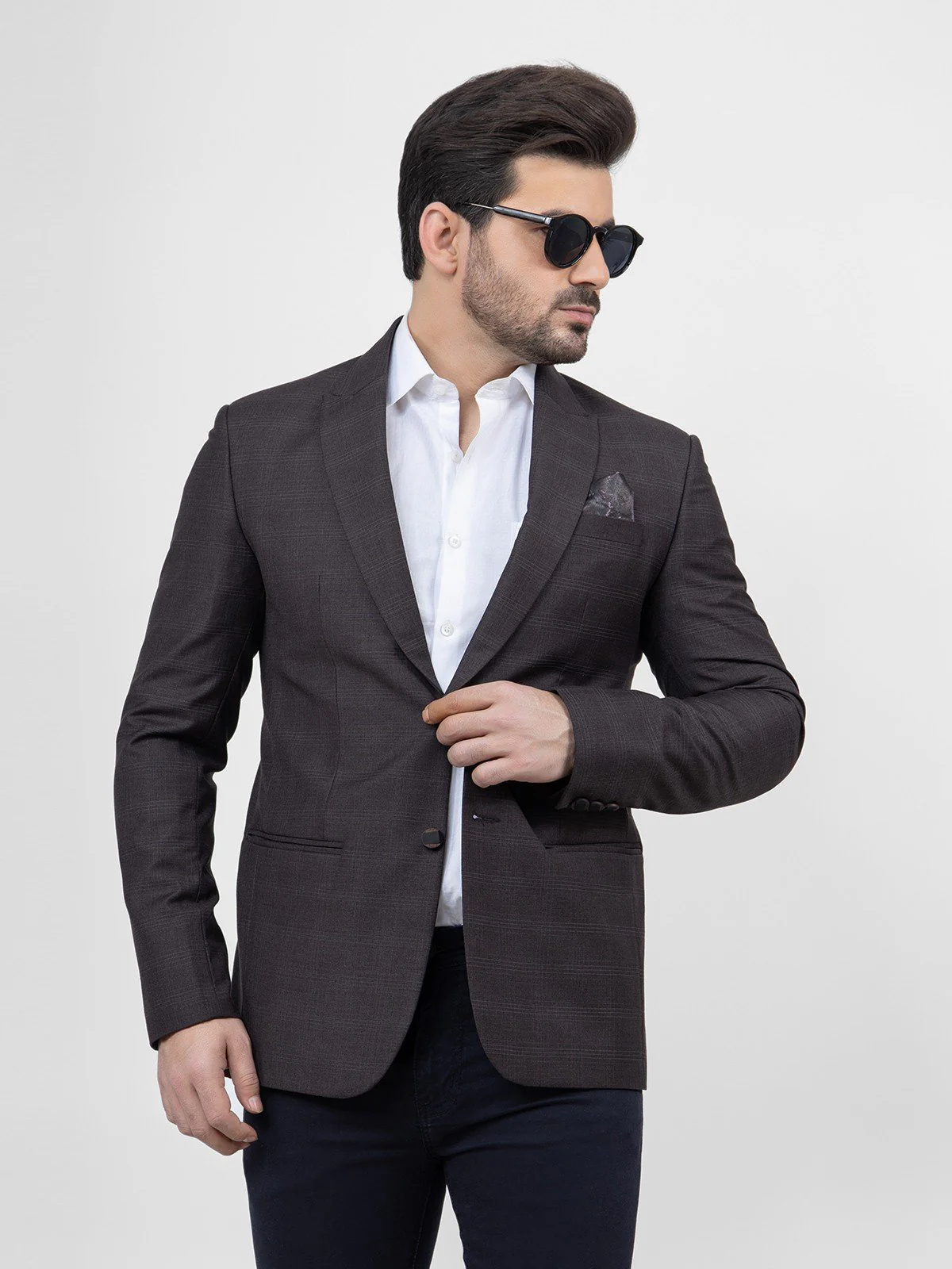 Textured Blazer - EMTB21-6732 - Image 4