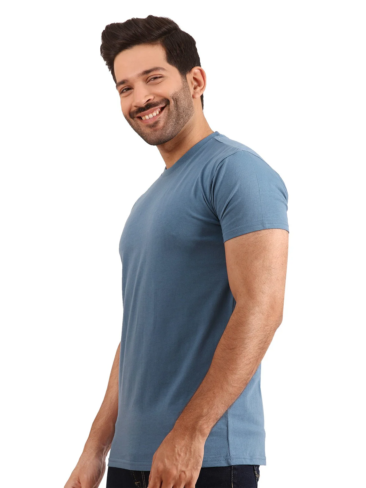 Crew Neck Basic Tee - EMTBT20-005 - Image 2