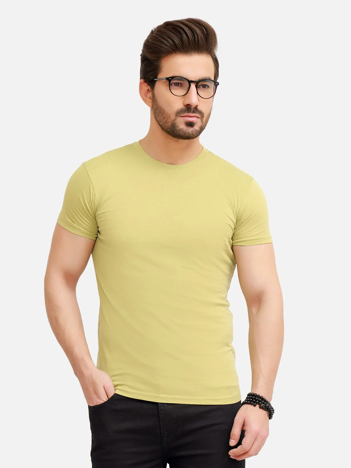 Crew Neck Basic Tee - EMTBT20-008