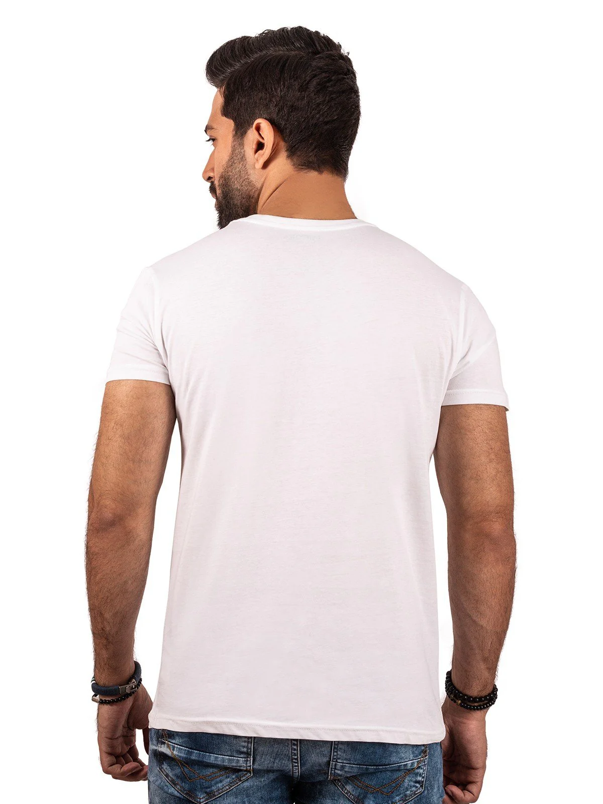 V-Neck Basic Tee - EMTBT20-009 - Image 3