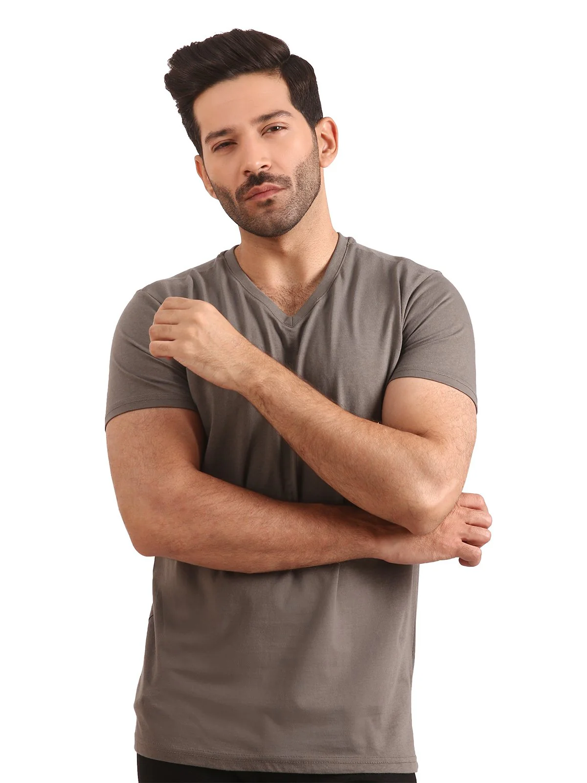 V-Neck Basic Tee - EMTBT20-014