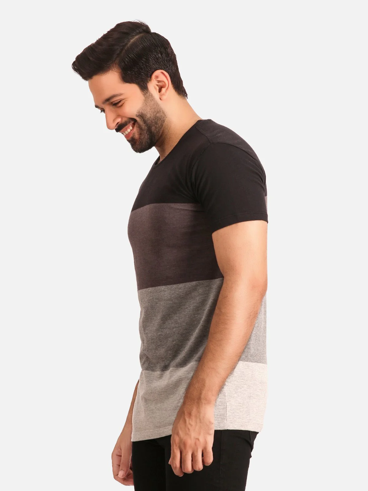 Crew Neck Striped Tee - EMTGT20-011 - Image 2