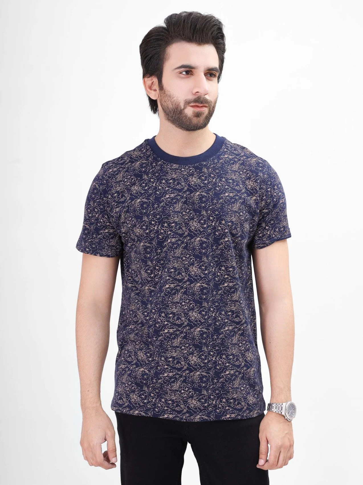 Crew Neck Graphic Tee - EMTGT21-004 - Image 5