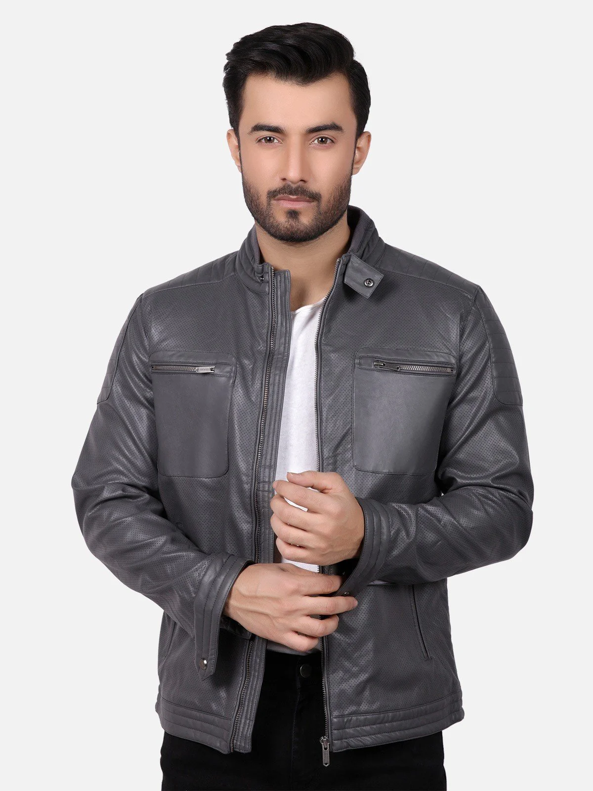 Leather Jacket - EMTJ18-021 - Image 2