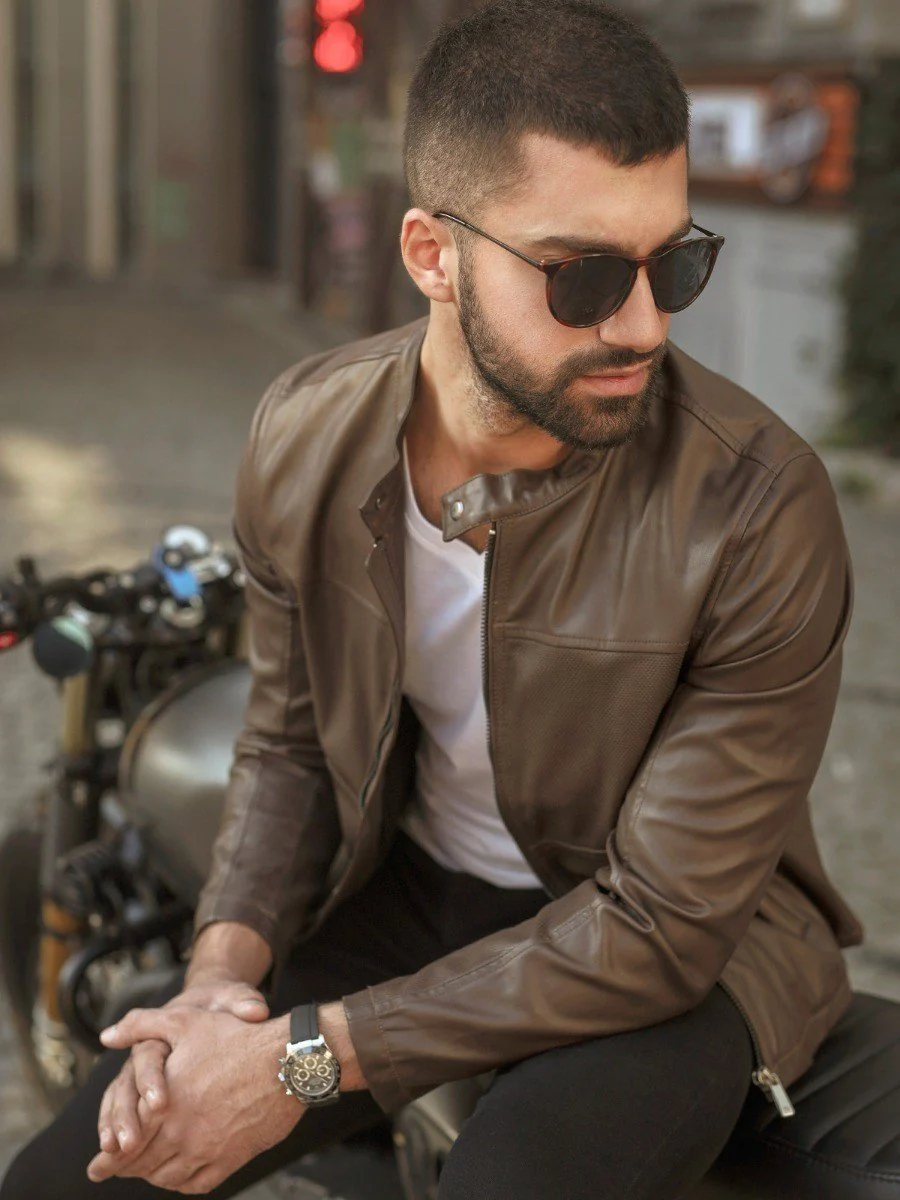 Leather Jacket - EMTJ20-008 - Image 3