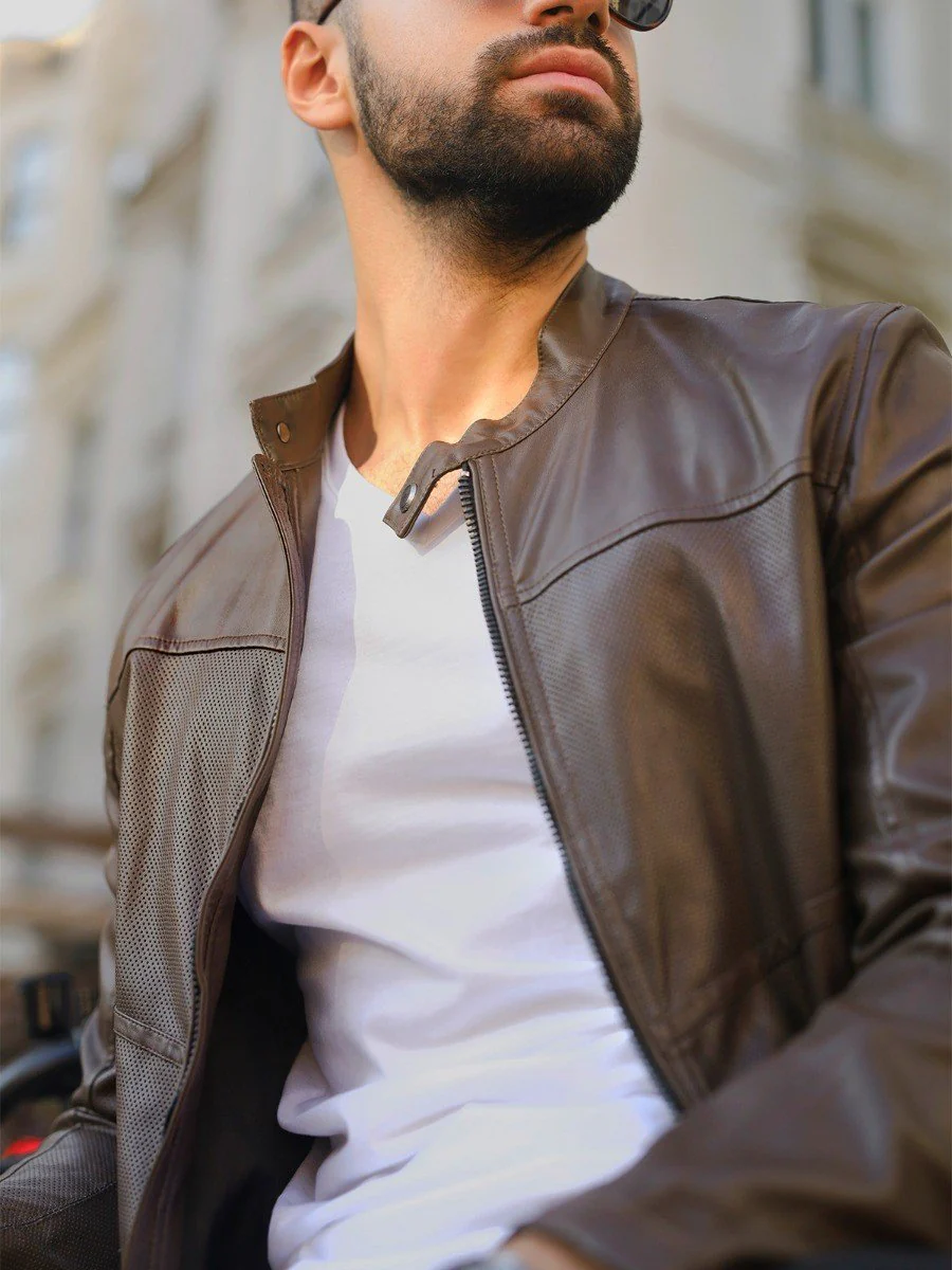 Leather Jacket - EMTJ20-008 - Image 5