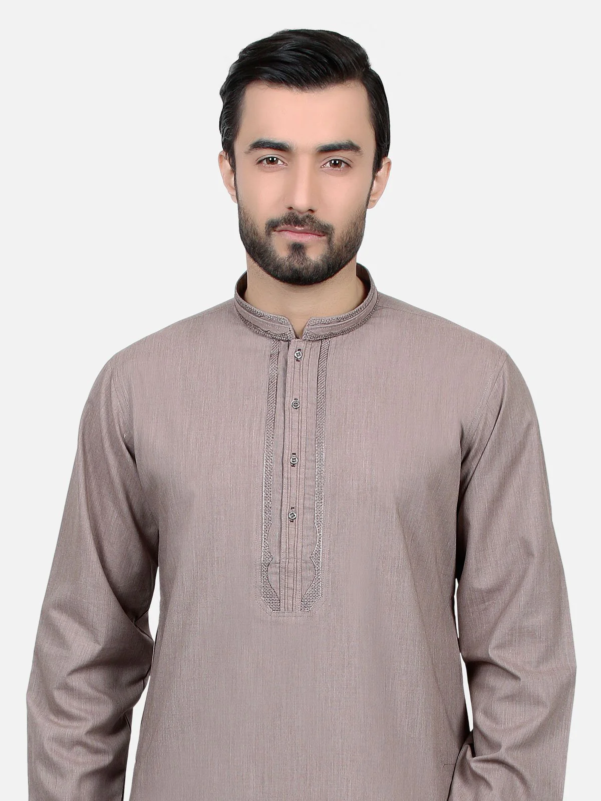 Embroidered Blended Kurta - EMTK18S-9496 - Image 2