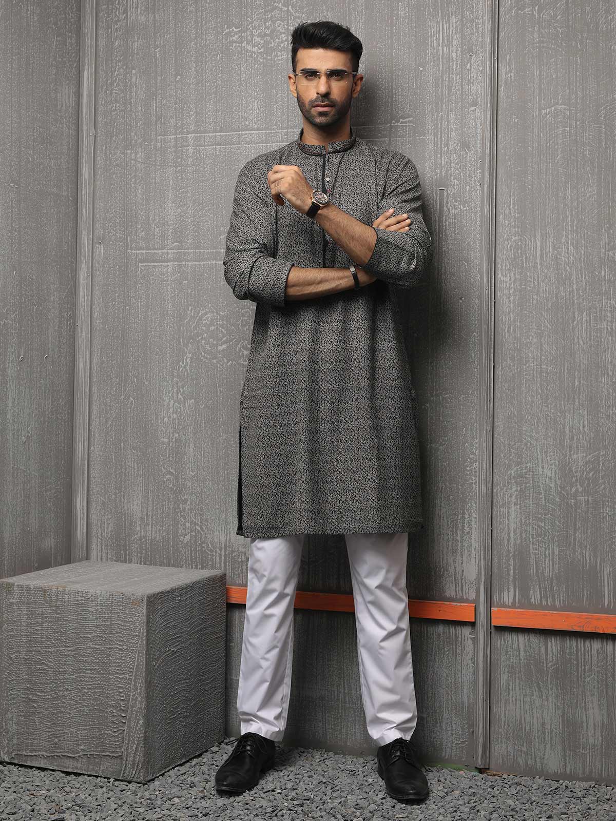 Blended Kurta - EMTK18S-9620