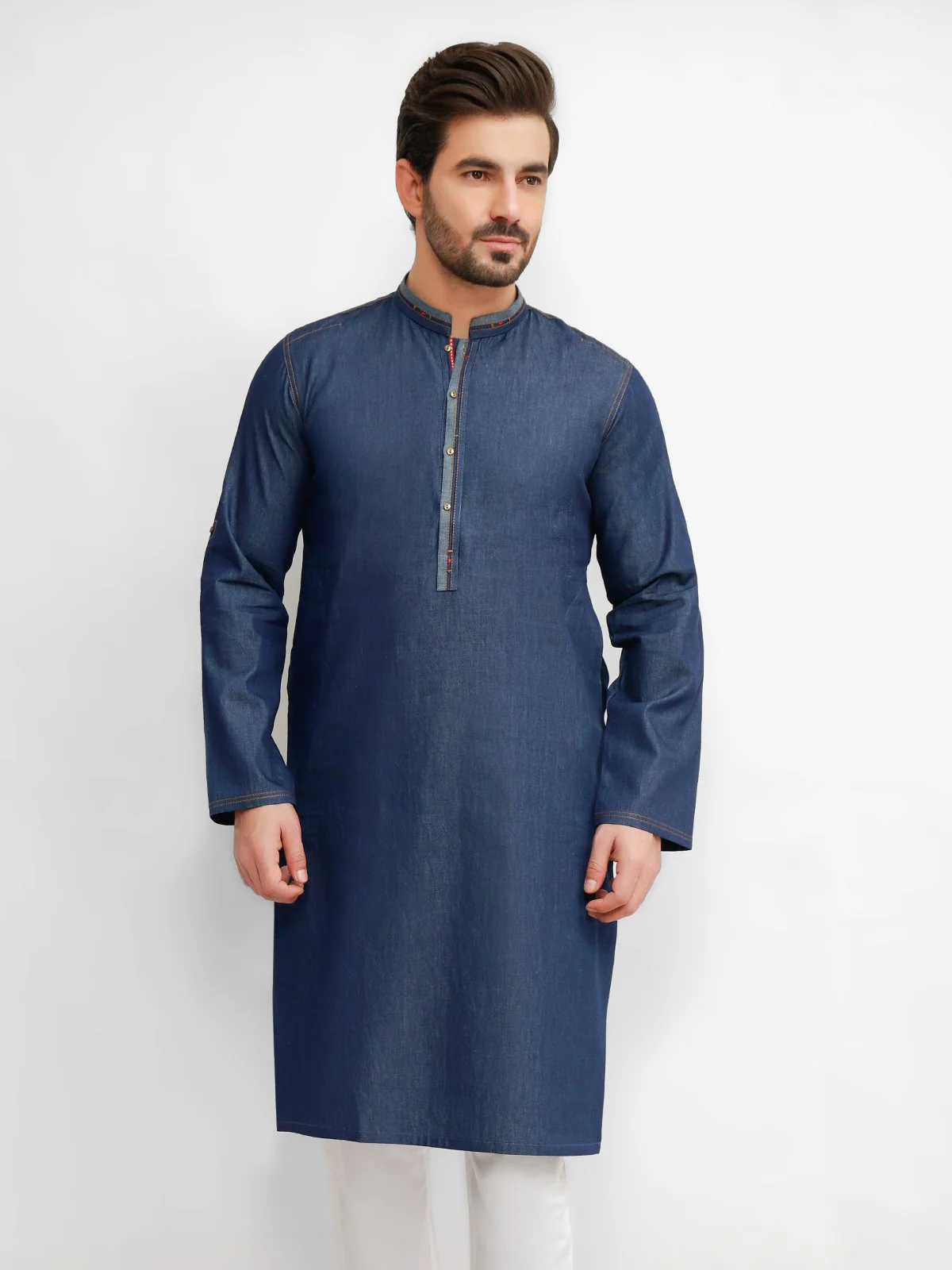 Denim Kurta - EMTK21S-99030