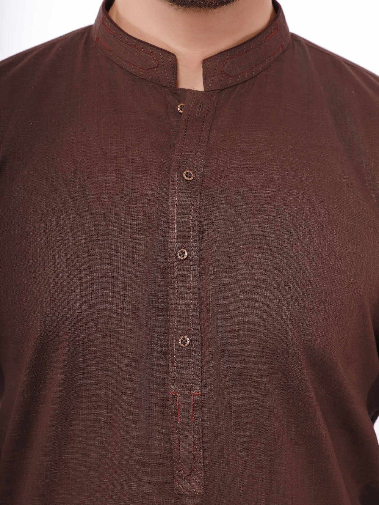 Embroidered Cotton Kurta - EMTK21S-99053 - Image 2