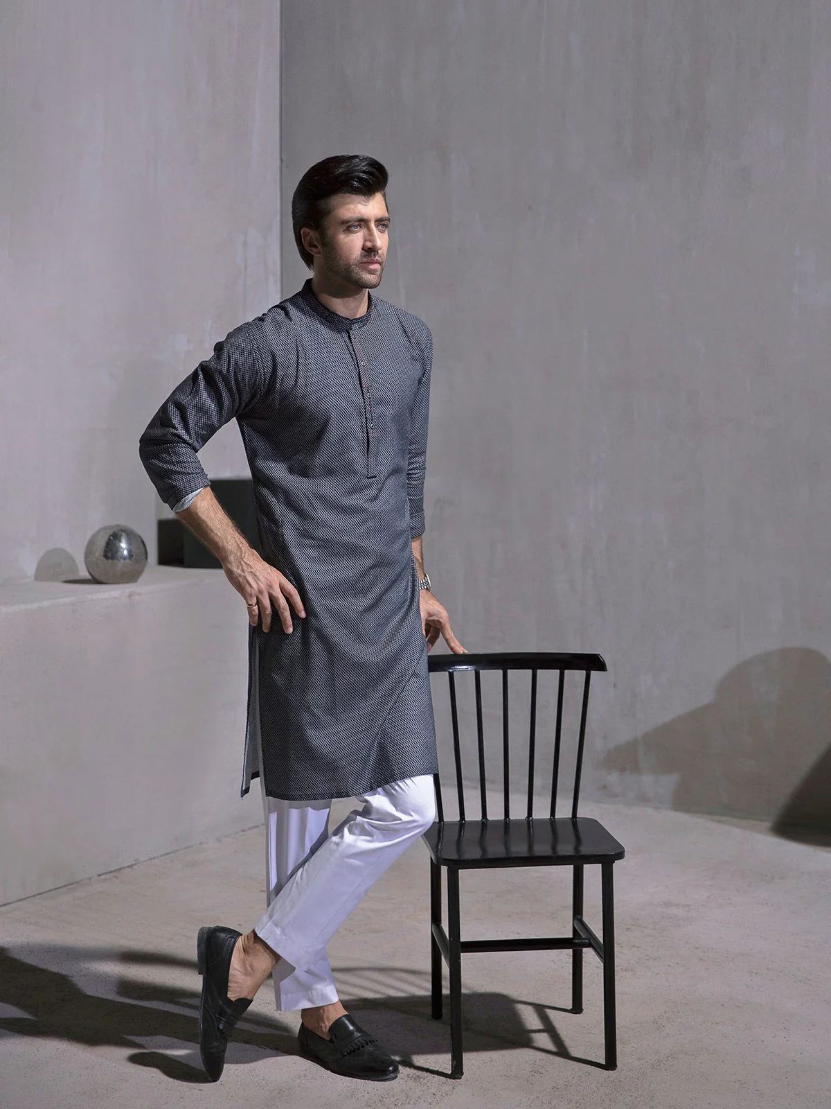 Cotton Kurta - EMTK21S-99085 - Image 4