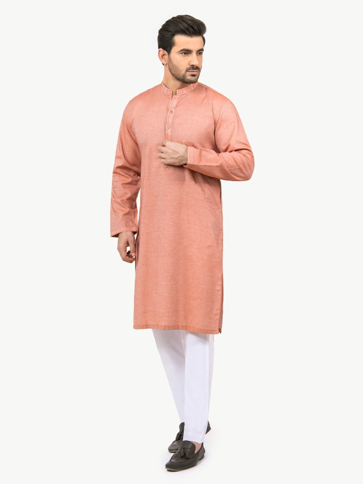 Cotton Kurta - EMTK22S-99135 - Image 3