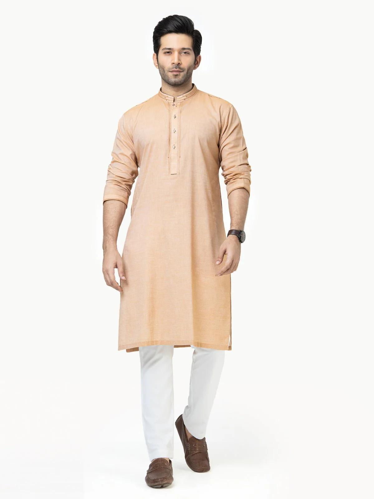 Embroidered Cotton Kurta - EMTK22S-99142