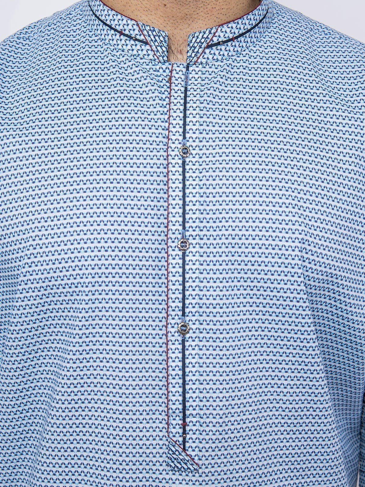 Cotton Kurta - EMTK22S-99170 - Image 3