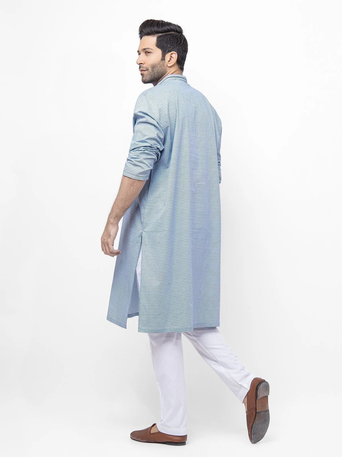 Cotton Kurta - EMTK22S-99170 - Image 4