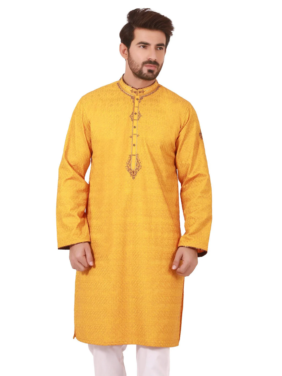 Embroidered Blended Kurta - EMTKC20-013