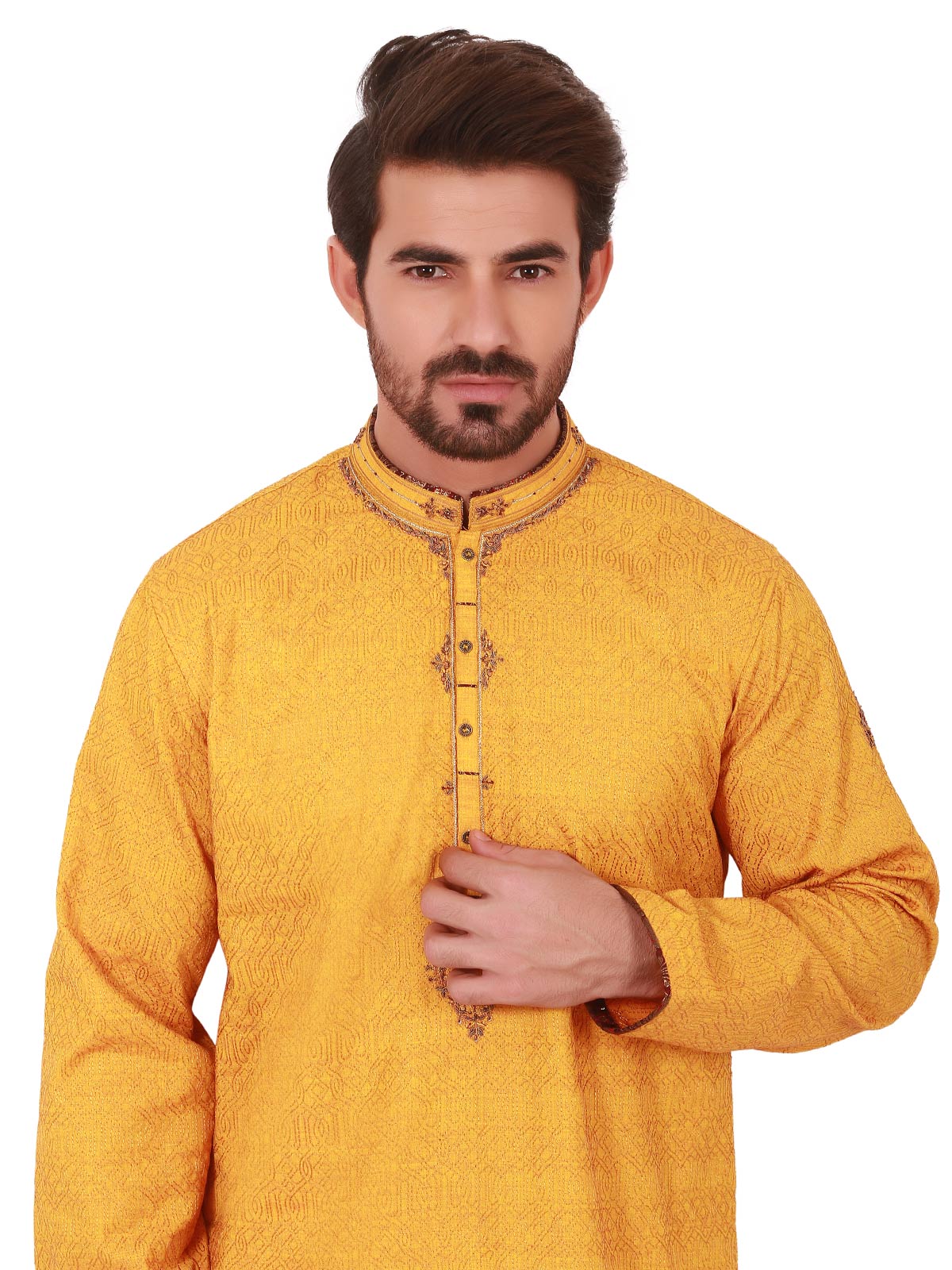 Embroidered Blended Kurta - EMTKC20-013 - Image 2