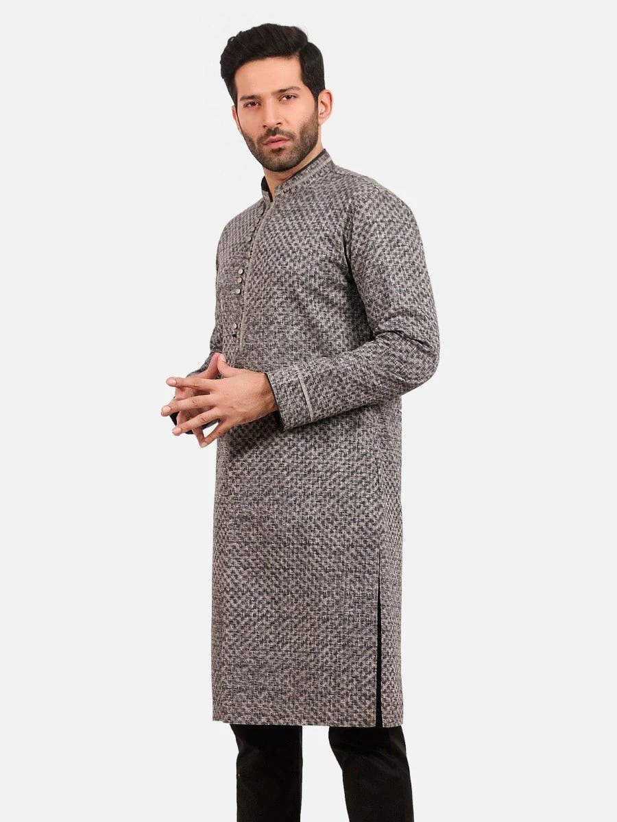 Embroidered Cotton Kurta - EMTKF20-005