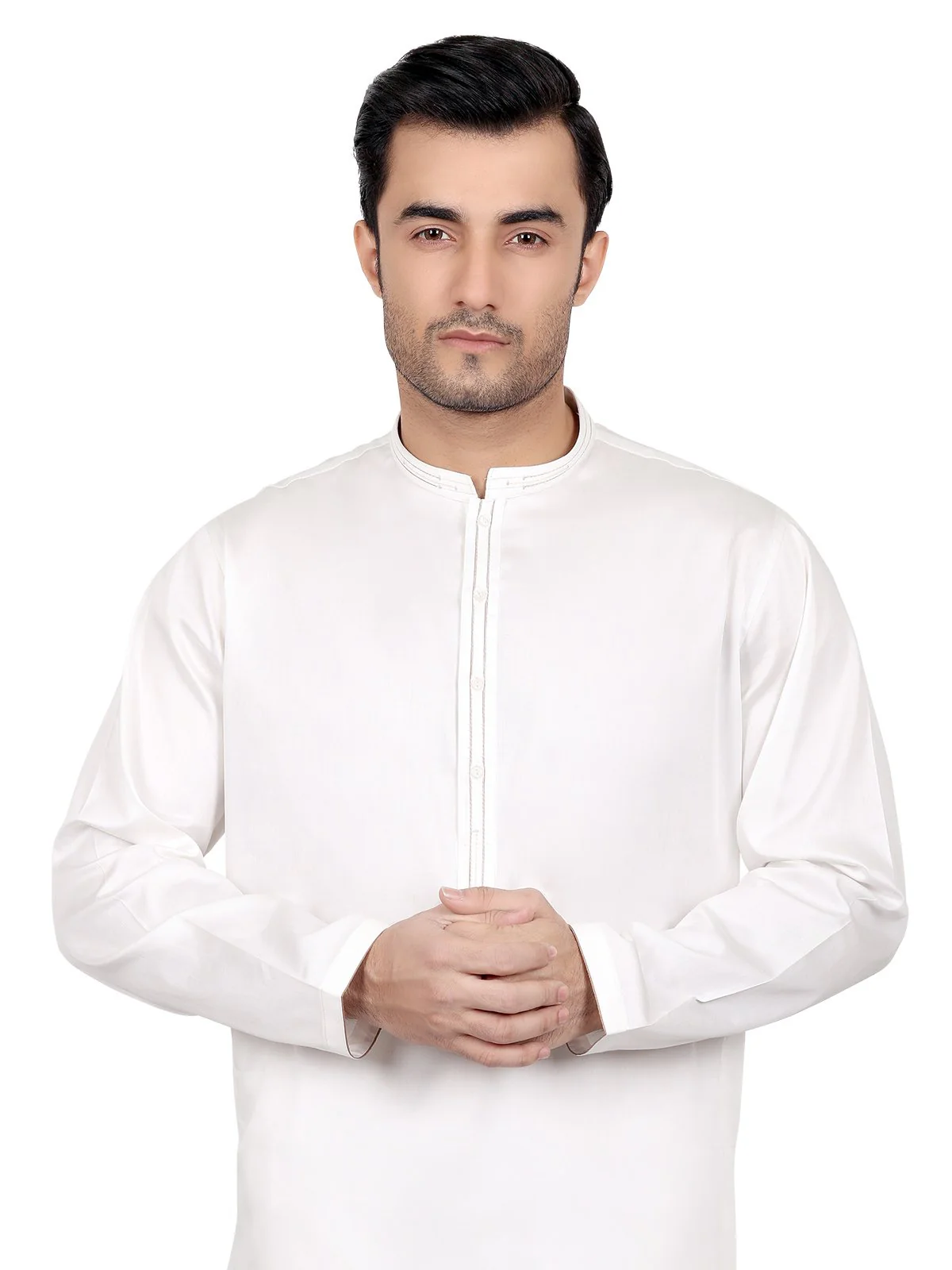 Embroidered Cotton Shalwar Kameez - EMTKS18S-40592 - Image 2