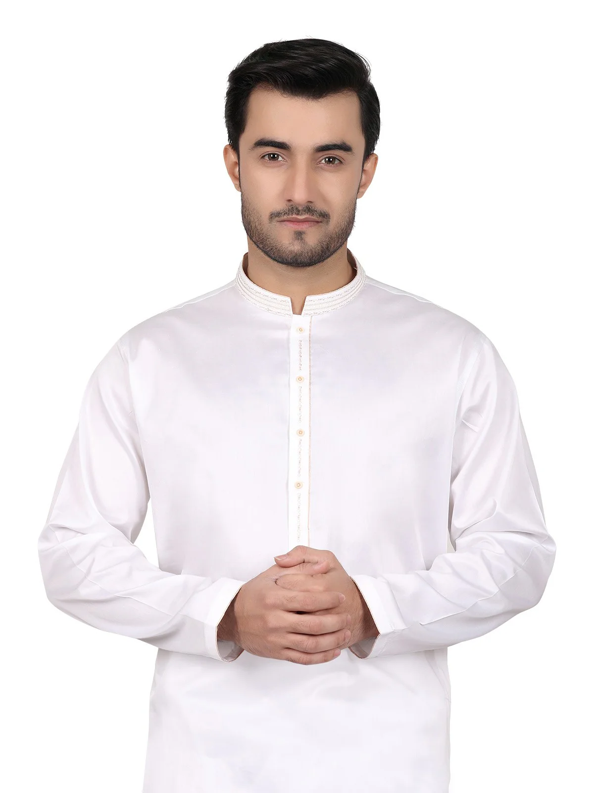 Embroidered Cotton Shalwar Kameez - EMTKS18S-40625 - Image 2