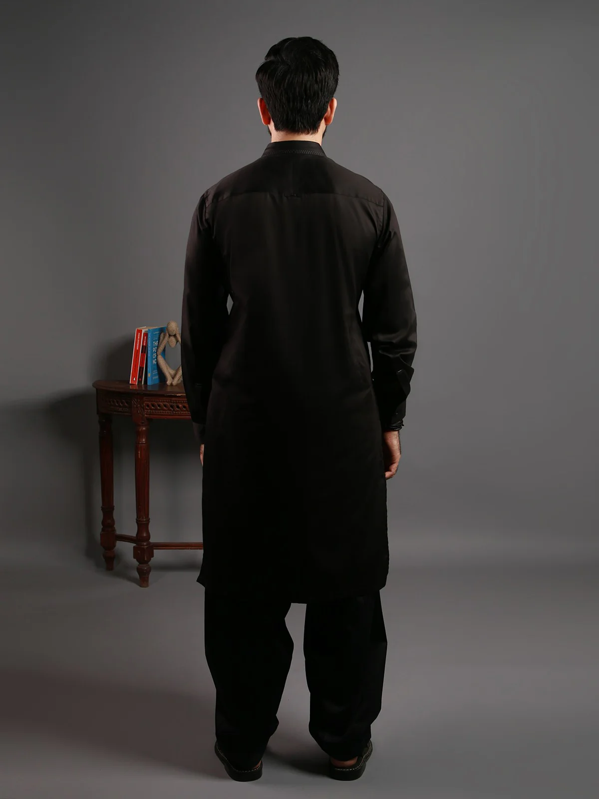 Embroidered Cotton Shalwar Kameez - EMTKS19-028 - Image 3