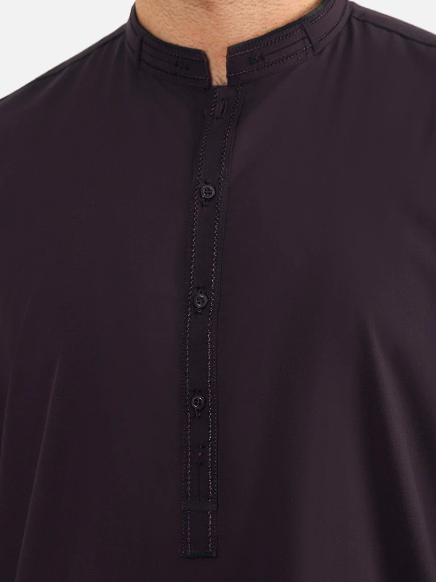 Embroidered Viscose Shalwar Kameez - EMTKS20S-40860 - Image 3