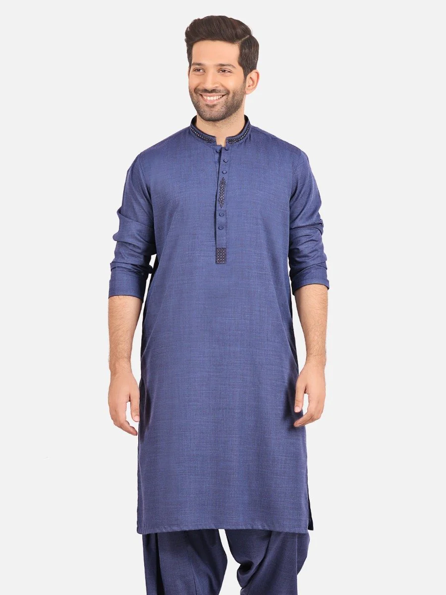 Embroidered Viscose Shalwar Kameez - EMTKS20S-40862