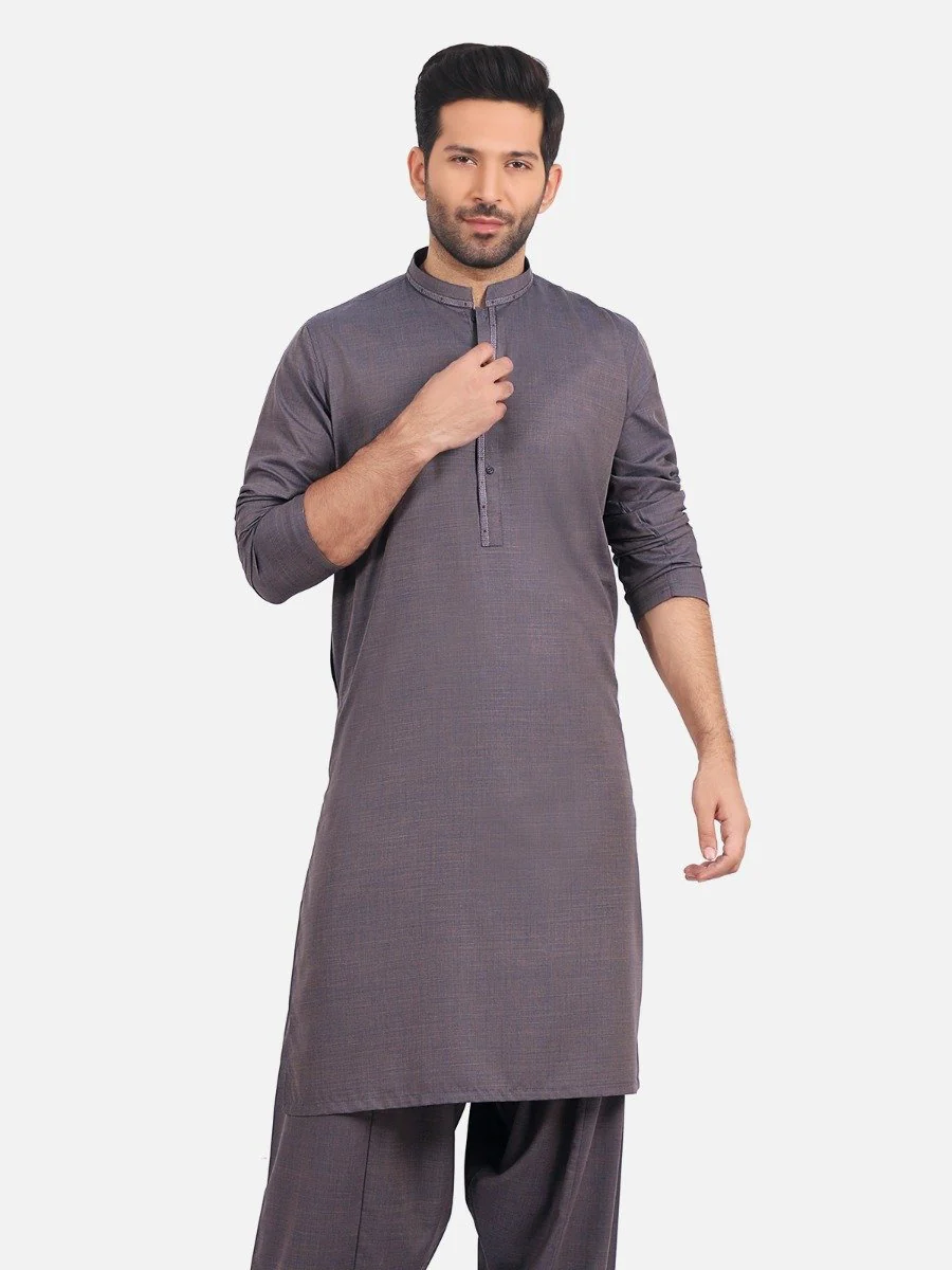 Embroidered Viscose Shalwar Kameez - EMTKS20S-40870