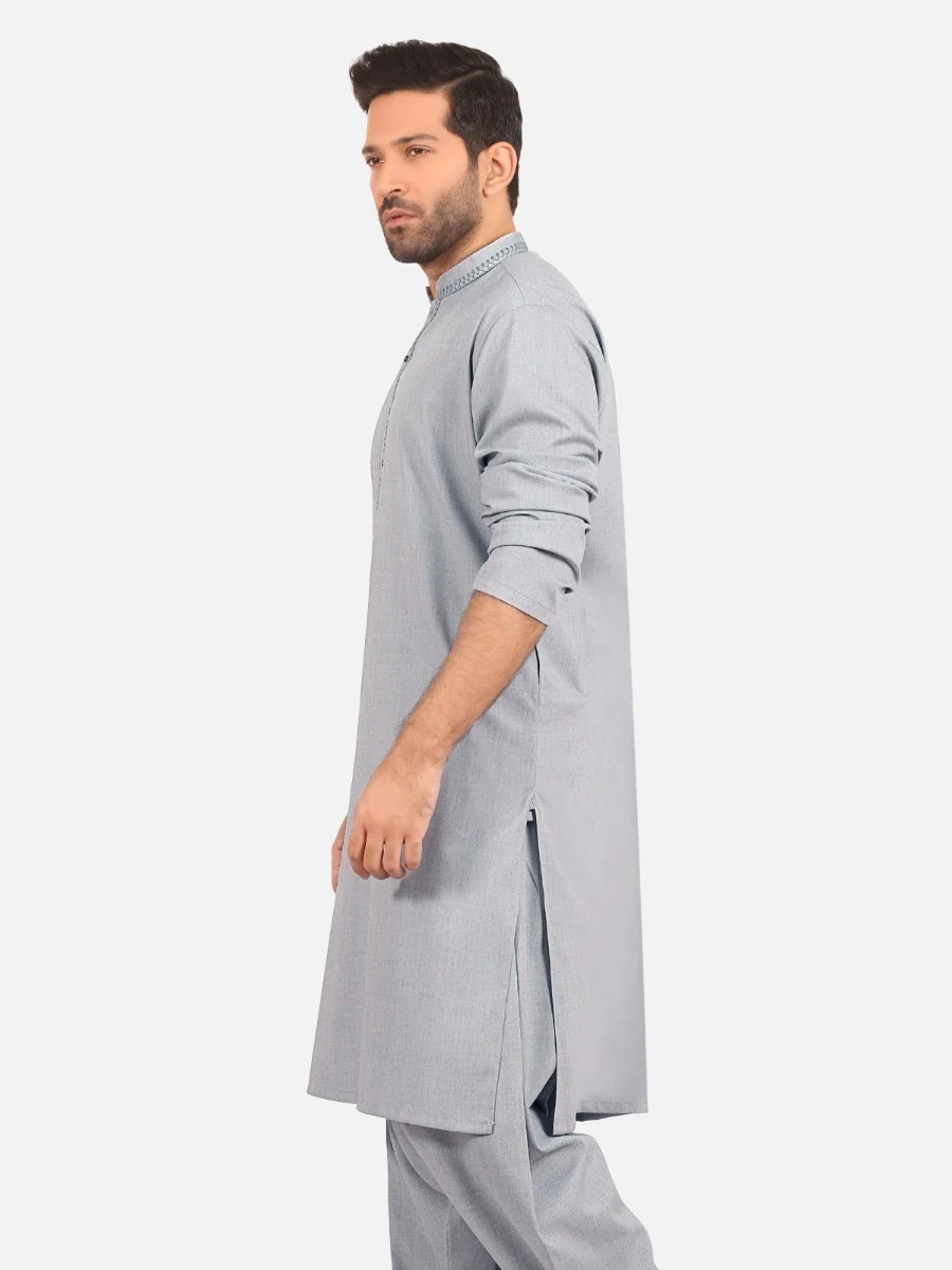 Embroidered Viscose Shalwar Kameez - EMTKS20S-40874 - Image 2