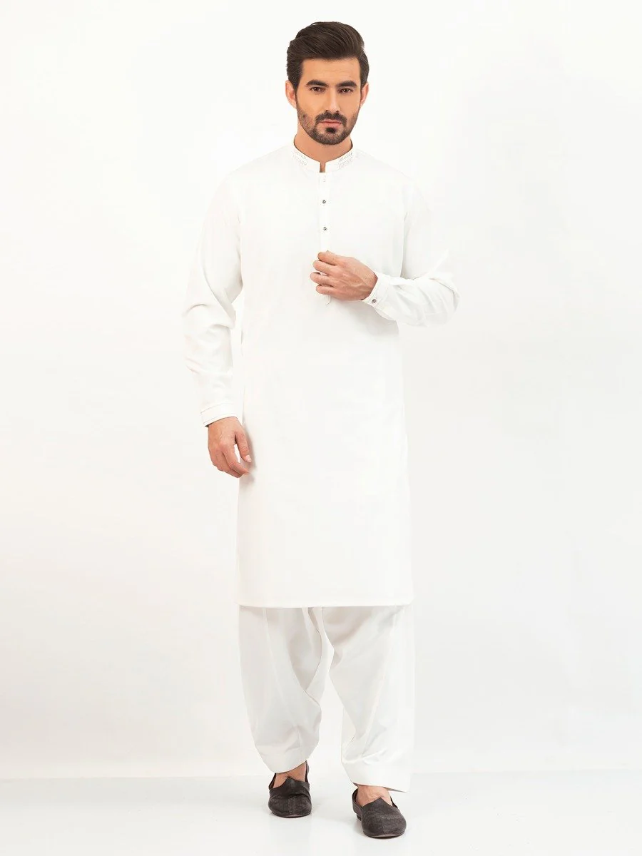 Embroidered Viscose Shalwar Kameez - EMTKS20W-40882