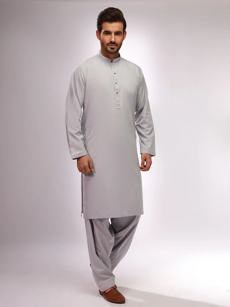 Embroidered Blended Shalwar Kameez - EMTKS21S-40865
