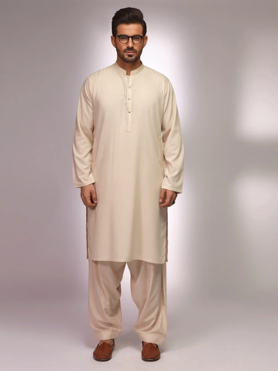 Embroidered Blended Shalwar Kameez - EMTKS21S-40869