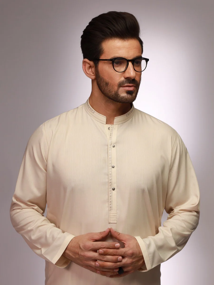 Embroidered Blended Shalwar Kameez - EMTKS21S-40869 - Image 2