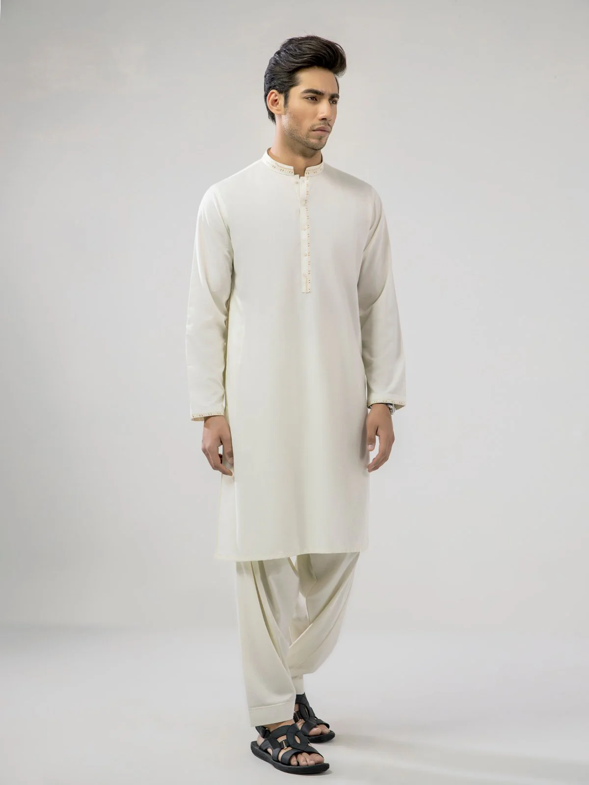 Embroidered Blended Shalwar Kameez - EMTKS21S-40892