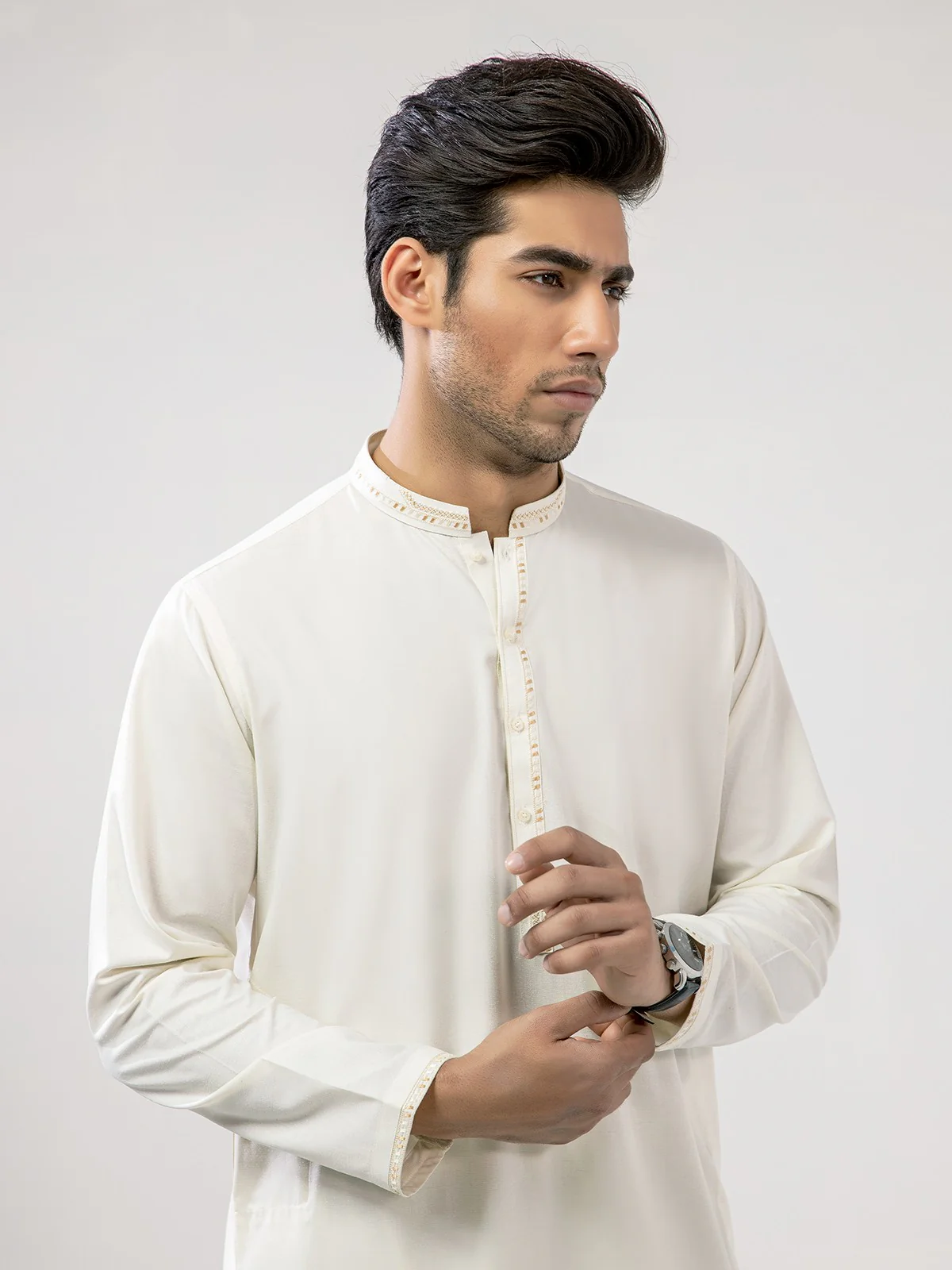 Embroidered Blended Shalwar Kameez - EMTKS21S-40892 - Image 2