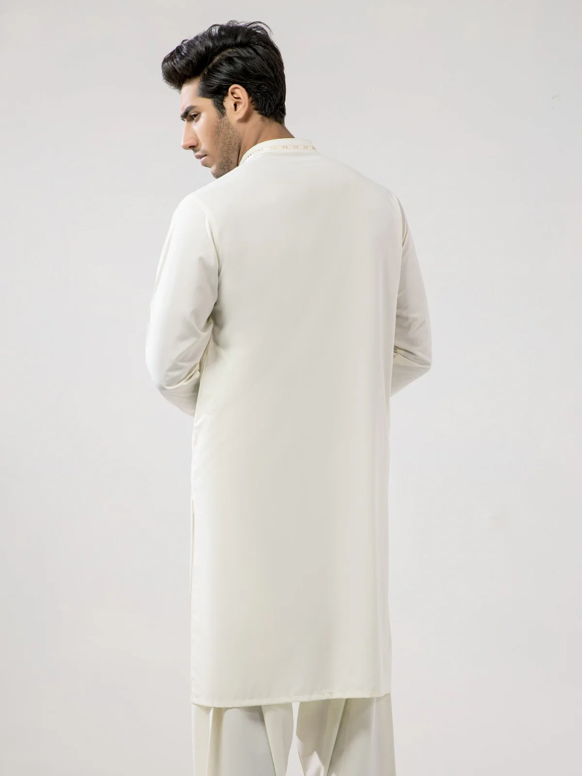 Embroidered Blended Shalwar Kameez - EMTKS21S-40892 - Image 4