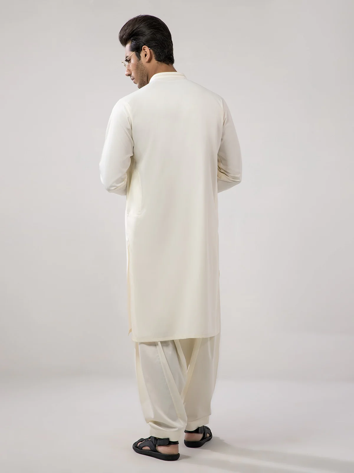 Embroidered Blended Shalwar Kameez - EMTKS21S-40897 - Image 3