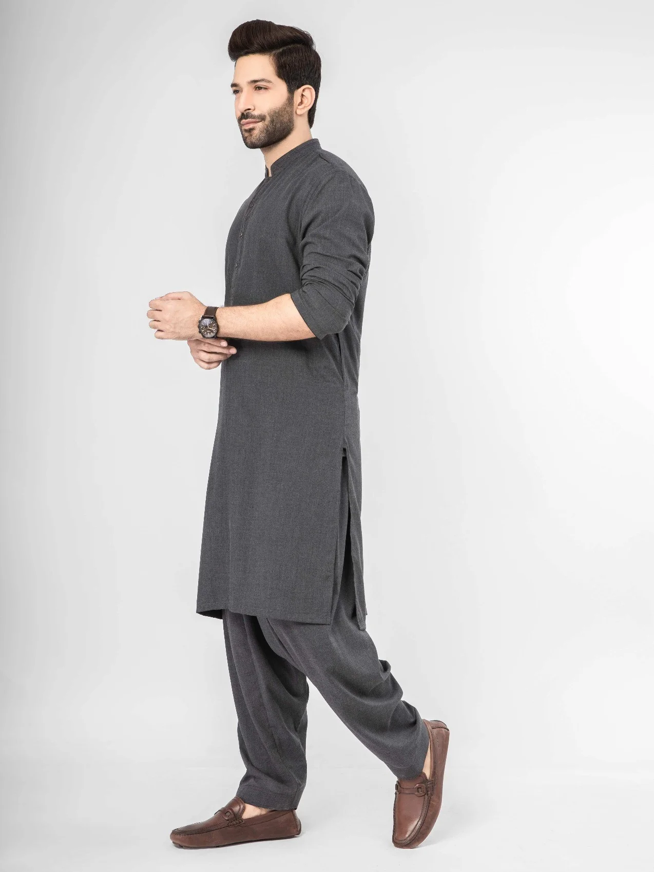 Embroidered Blended Shalwar Kameez - EMTKS21S-40901 - Image 2