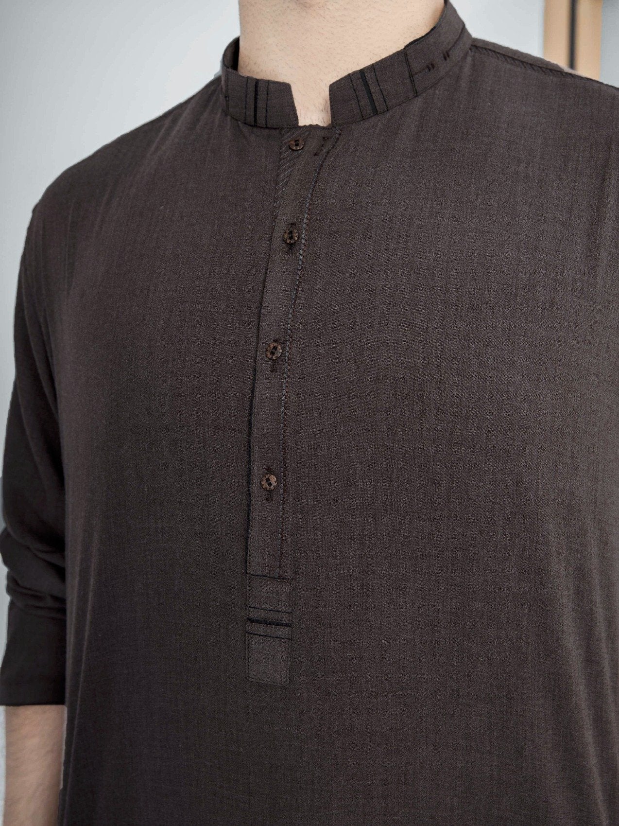 Embroidered Blended Shalwar Kameez - EMTKS21S-40909 - Image 2
