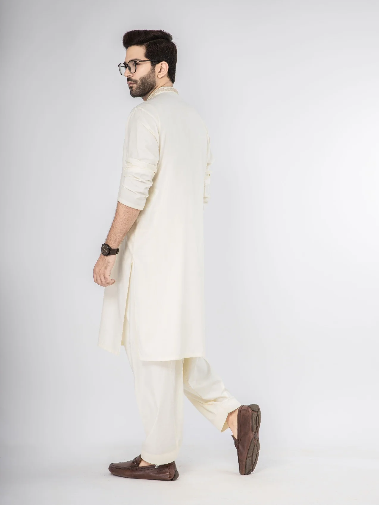Embroidered Blended Shalwar Kameez - EMTKS21S-40910 - Image 4