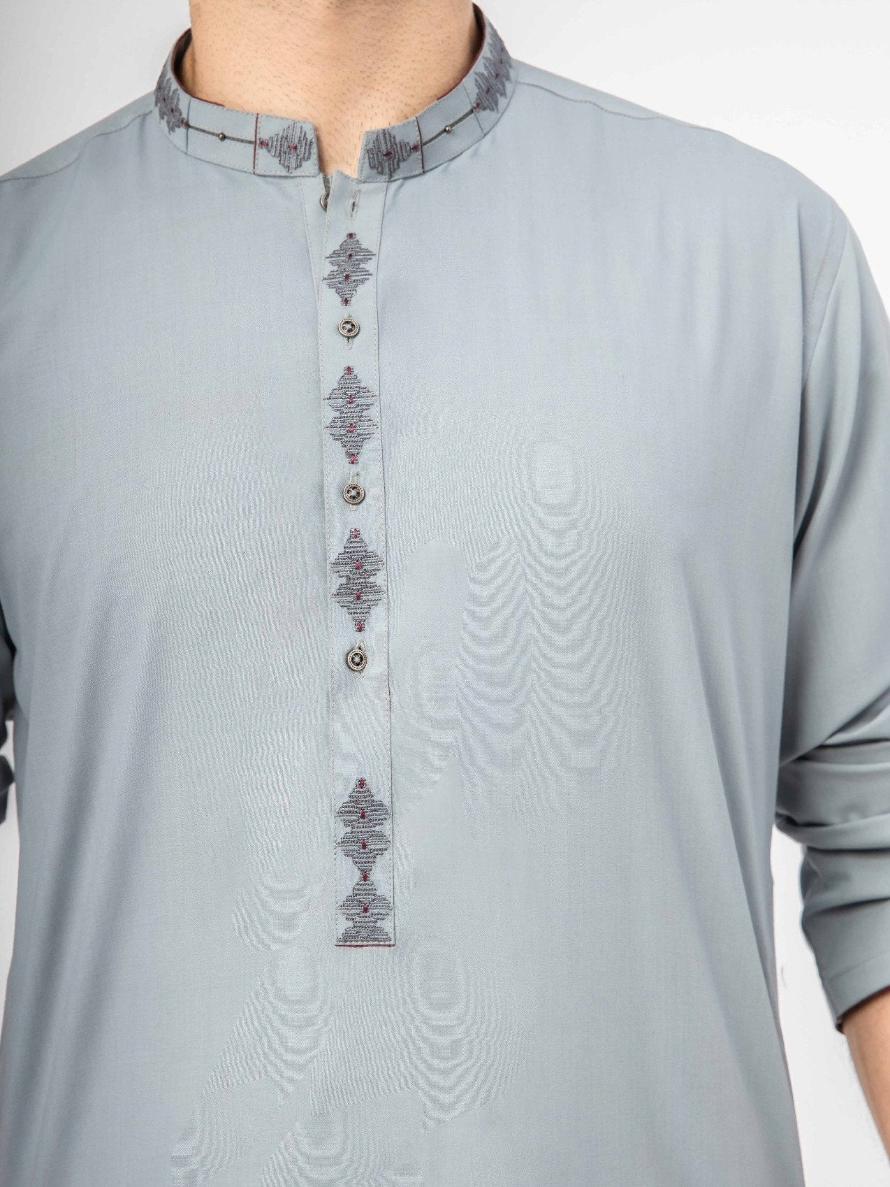 Embroidered Blended Shalwar Kameez - EMTKS21S-40911 - Image 3