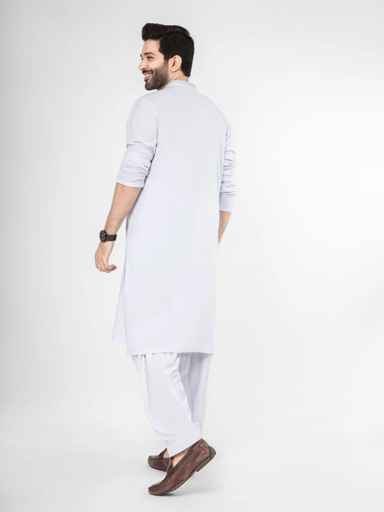 Embroidered Blended Shalwar Kameez - EMTKS21S-40916 - Image 4