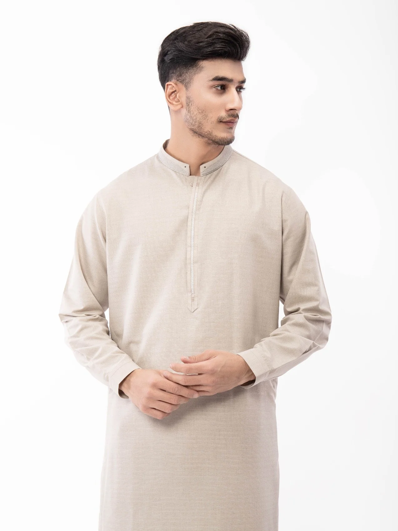 Embroidered Blended Shalwar Kameez - EMTKS21S-40920 - Image 2