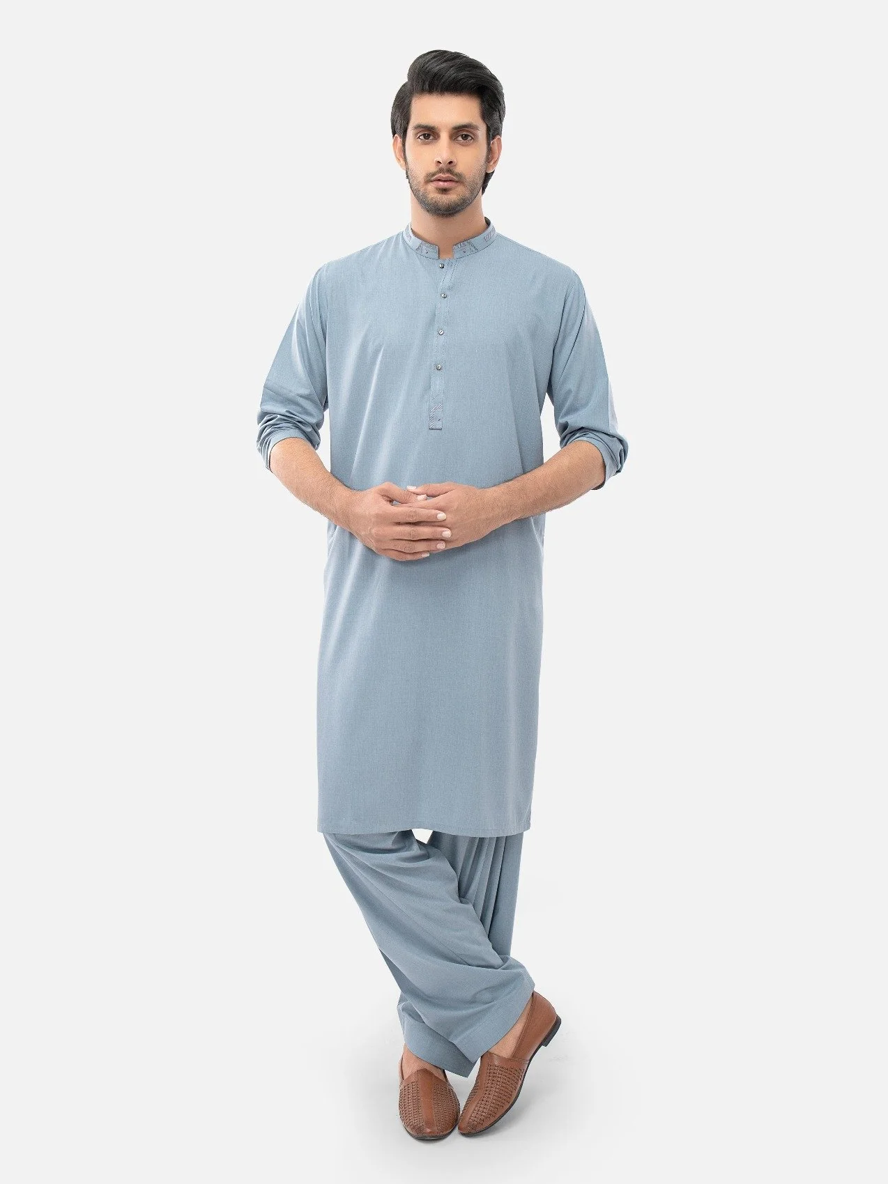 Embroidered Blended Shalwar Kameez - EMTKS21S-40923